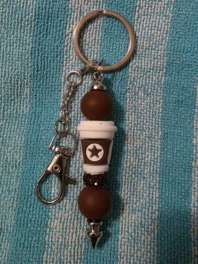 Coffee Keychain Design 3